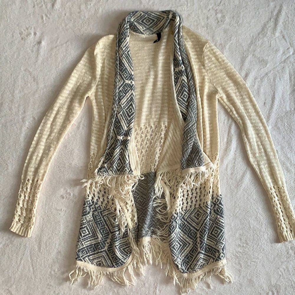 Full tilt boho open cardigan size XS